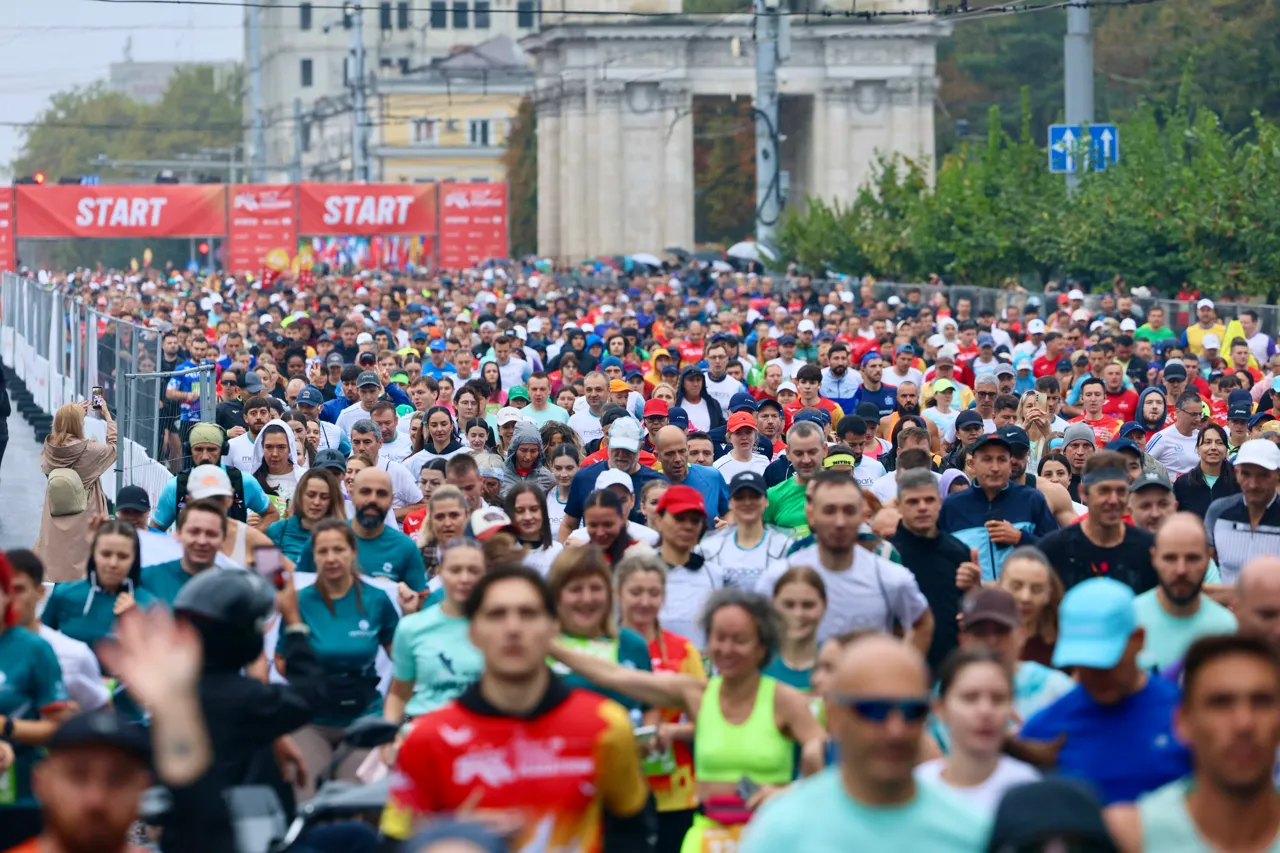 Sporter собрал более 10 000 бегунов на maib | Mastercard Chisinau Marathon 2026