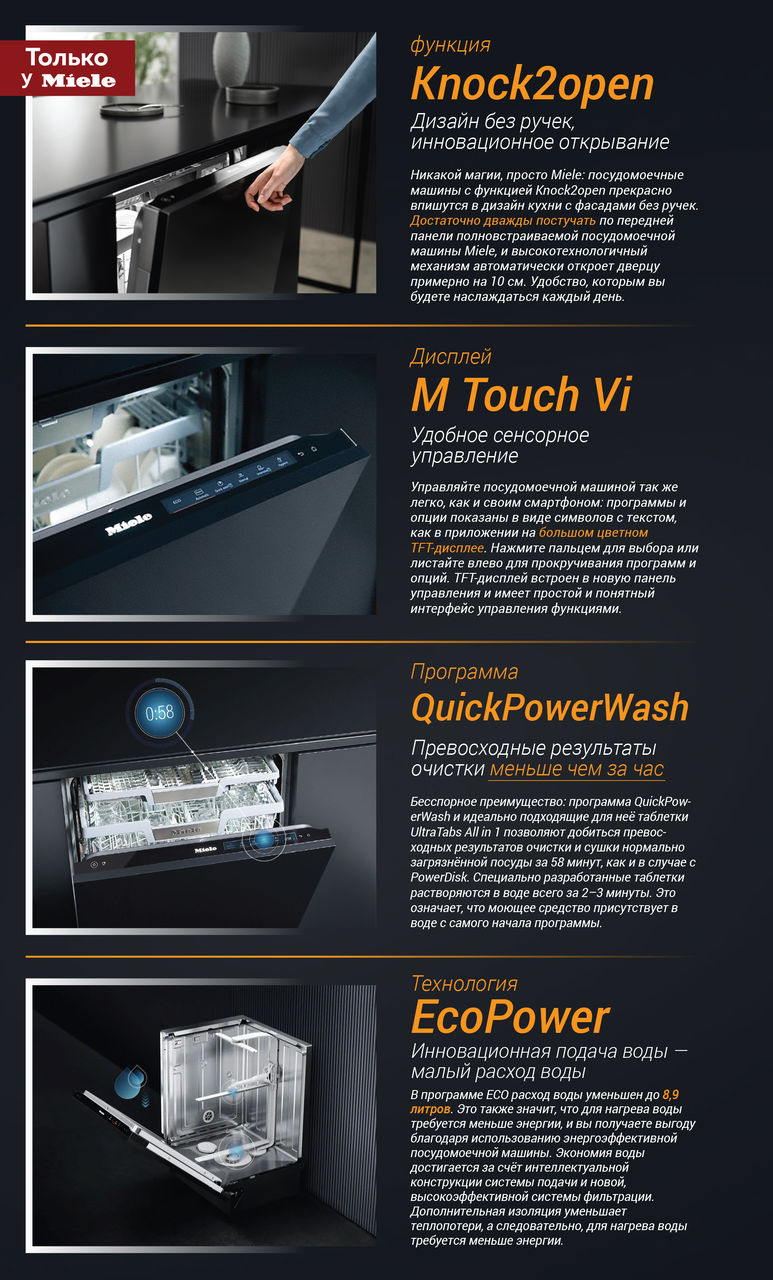 Premium Store: Посудомоечные машины Miele G7000