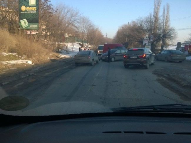 На Рышкановке из-за аварии образовались пробки