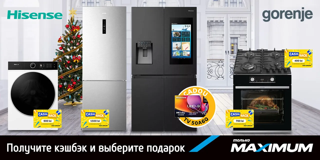 Maximum: Выбирай свой подарок - новогодняя акция Gorenje и Hisense