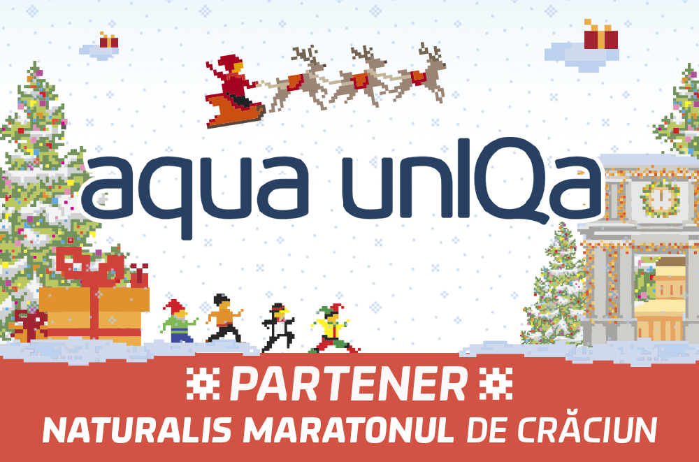 Aqua unIQa Sport – apa oficială a cursei Naturalis Maratonul de Crăciun 2017