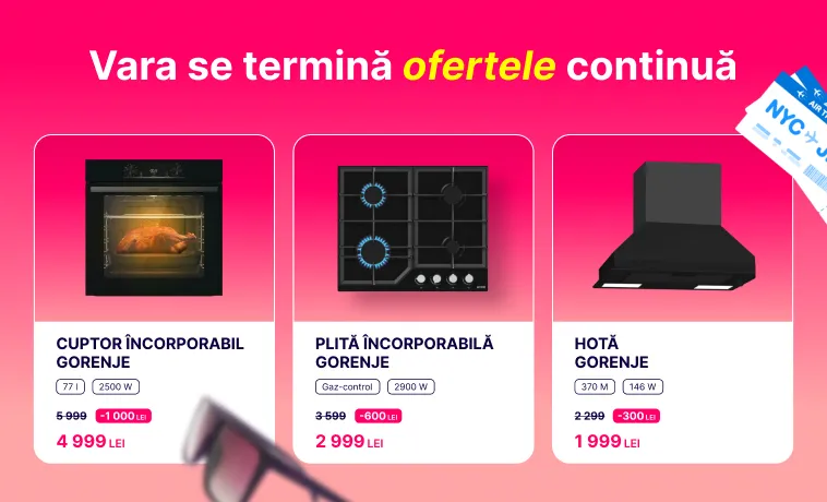 Enter: Vara se termină, dar ofertele continuă. Reduceri de până la 40% și credit 0%