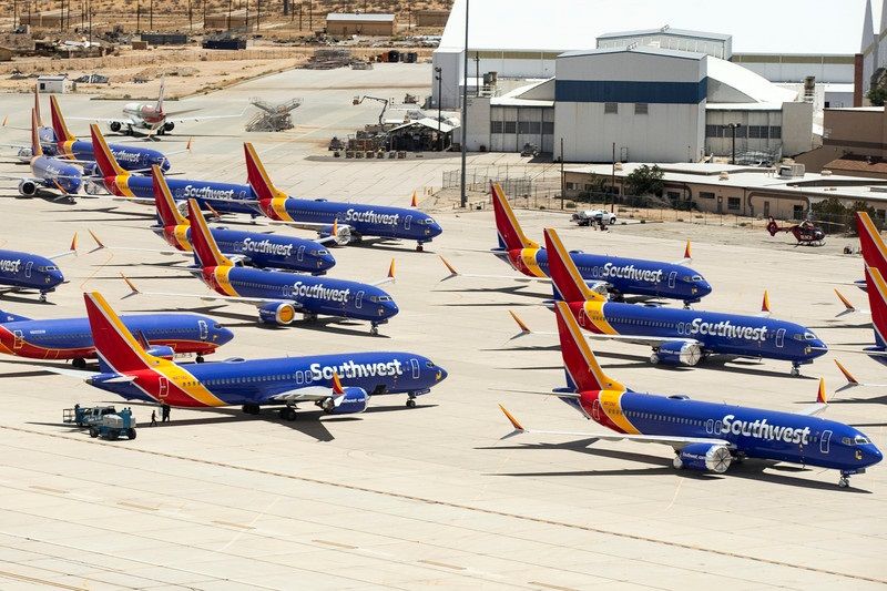СМИ показали "кладбище" запрещенных Boeing 737 Max