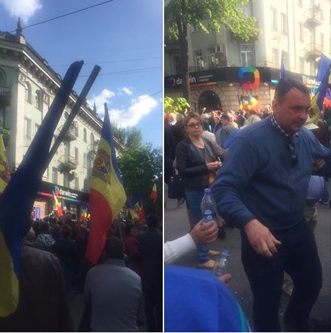 В Кишиневе митинг протеста закончился столкновениями с полицией