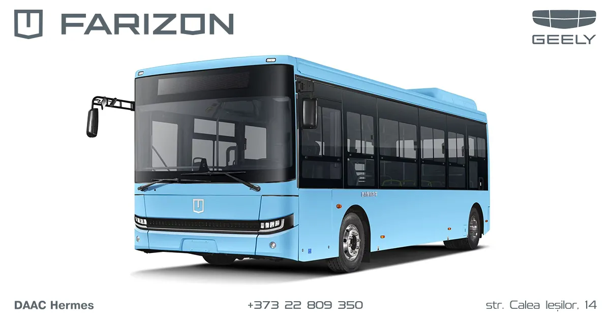 Geely: În Republica Moldova va apărea pentru prima dată un distribuitor oficial de electrobuze