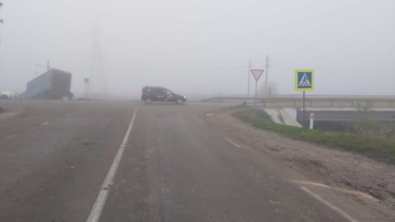В Хынчештах водитель фуры врезался в ЛЭП: сотни людей остались без света