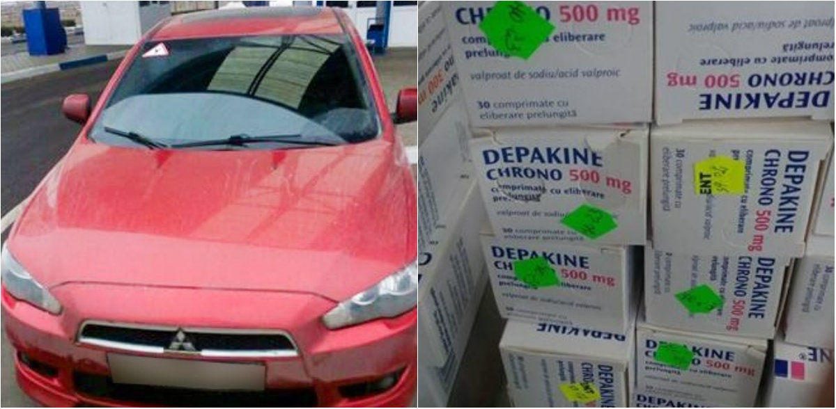 Ce au găsit vameşii intr-un Mitsubishi Lancer care voia sa iasă din ţară