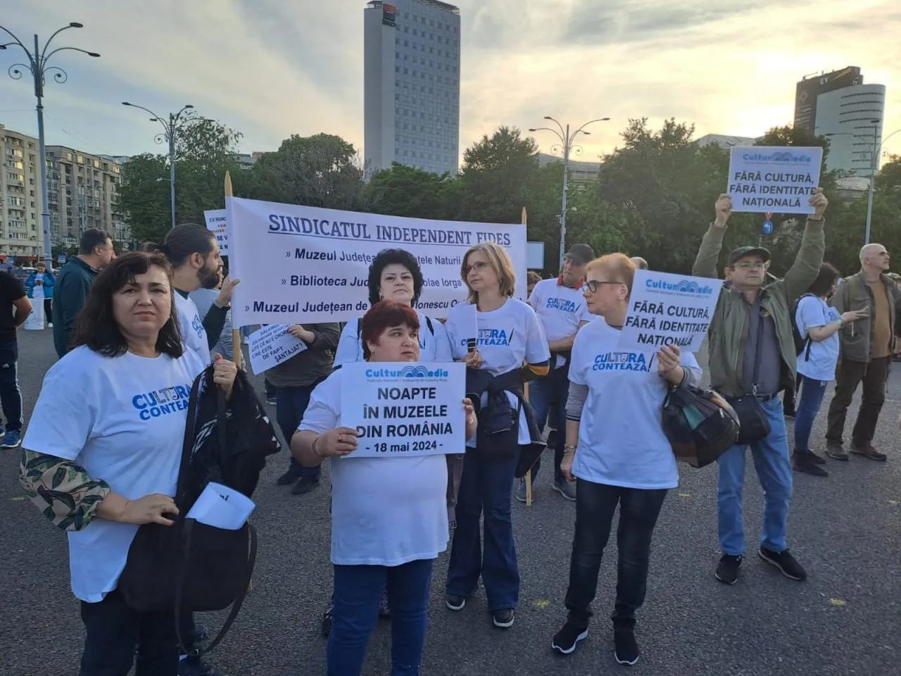 В ночь музеев в Румынии протестовали работники музеев и библиотек