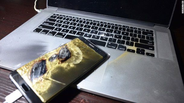 Galaxy Note 7 из новой партии взорвался и обжог владельца