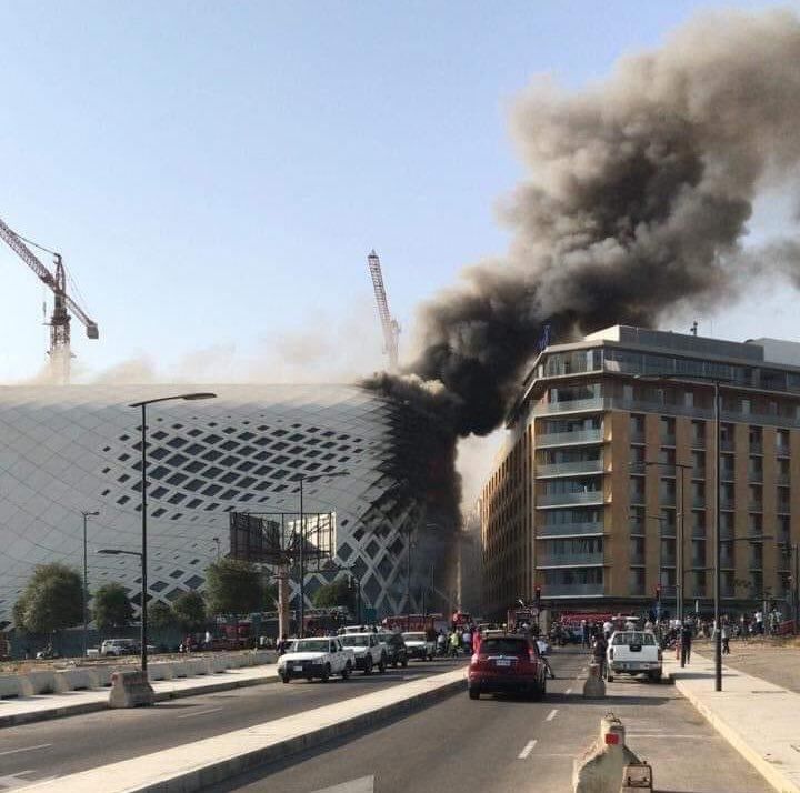 Новый масштабный пожар произошёл в Бейруте