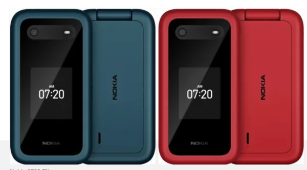 Nokia выпустила бюджетную кнопочную «раскладушку» с двумя дисплеями