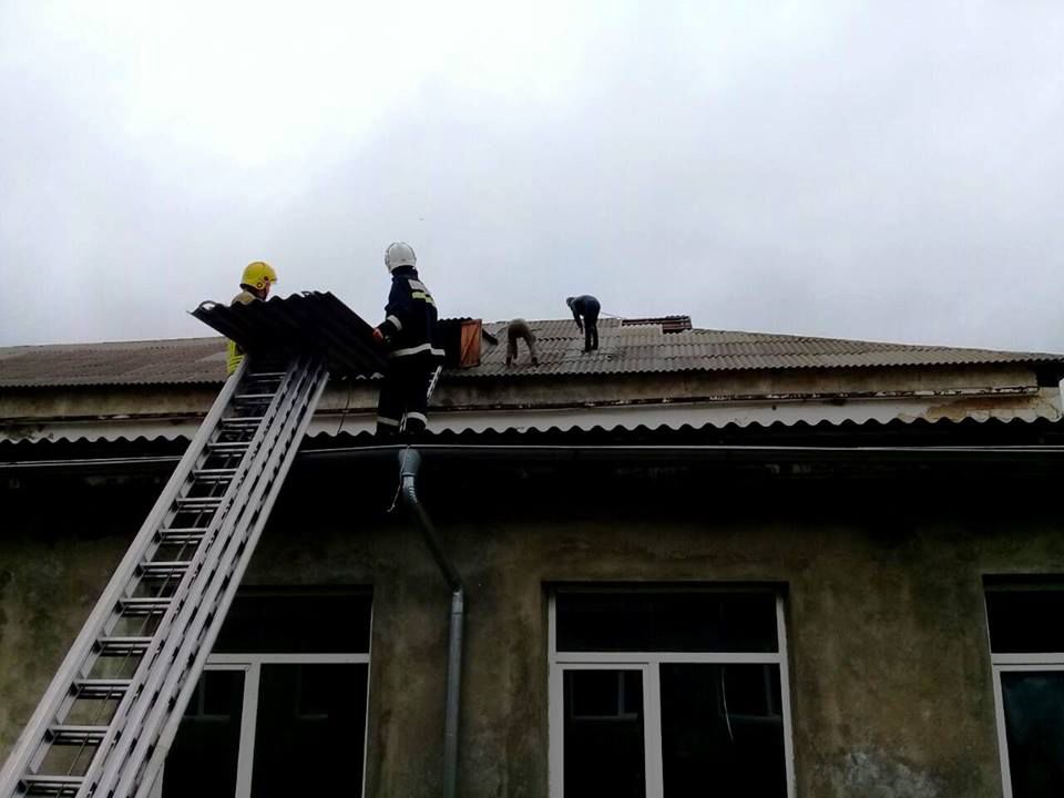 Сотрудники СГЗЧС приняли участие в ликвидации последствий дождя с градом
