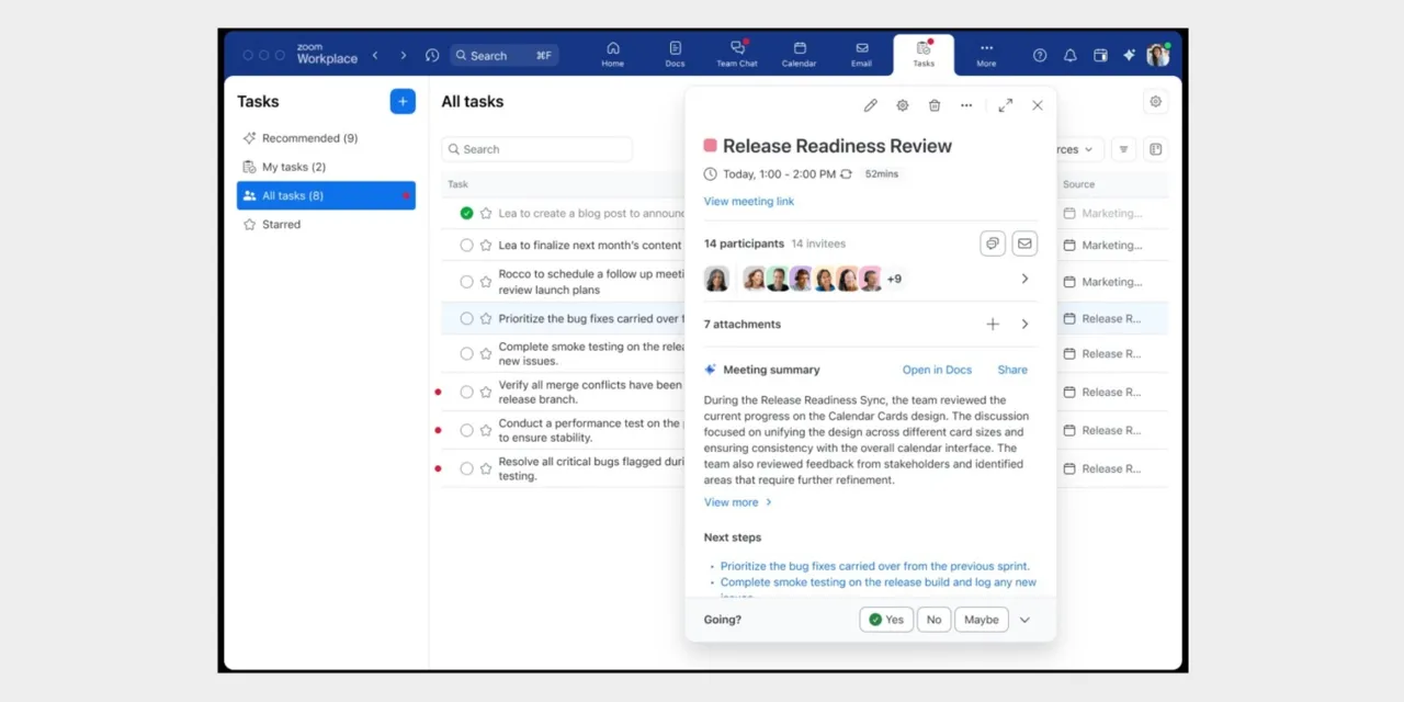 Zoom va avea un agent AI: Acesta va fi capabil să programeze întâlniri și să ia notițe