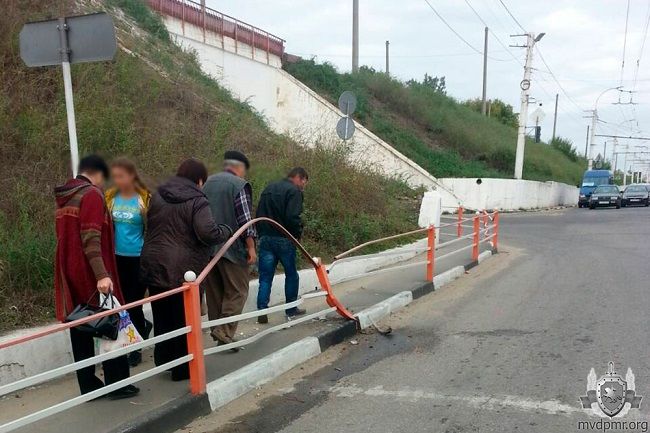 В пяти ДТП в Приднестровье повреждения получили 9 автомобилей