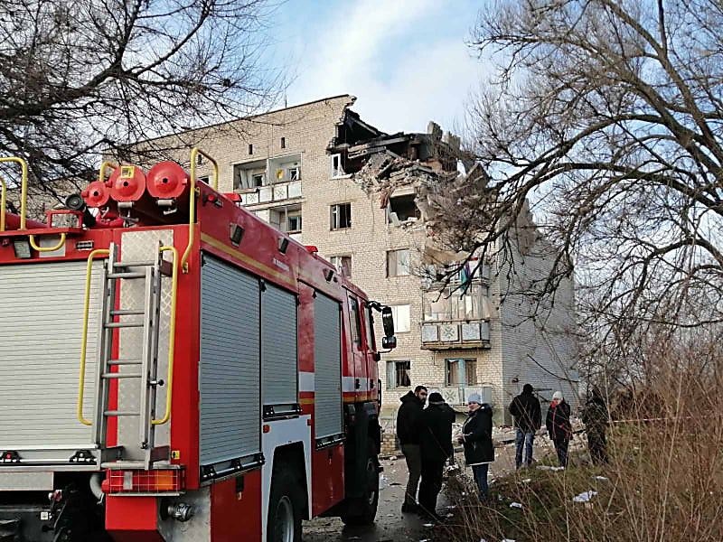В Николаевской области в результате взрыва газа разрушены два этажа жилого дома