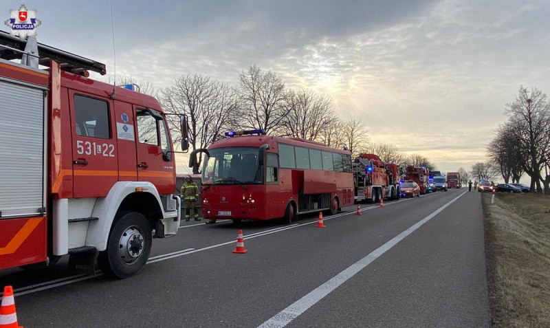 Автобус с беженцами из Украины попал в аварию в Польше