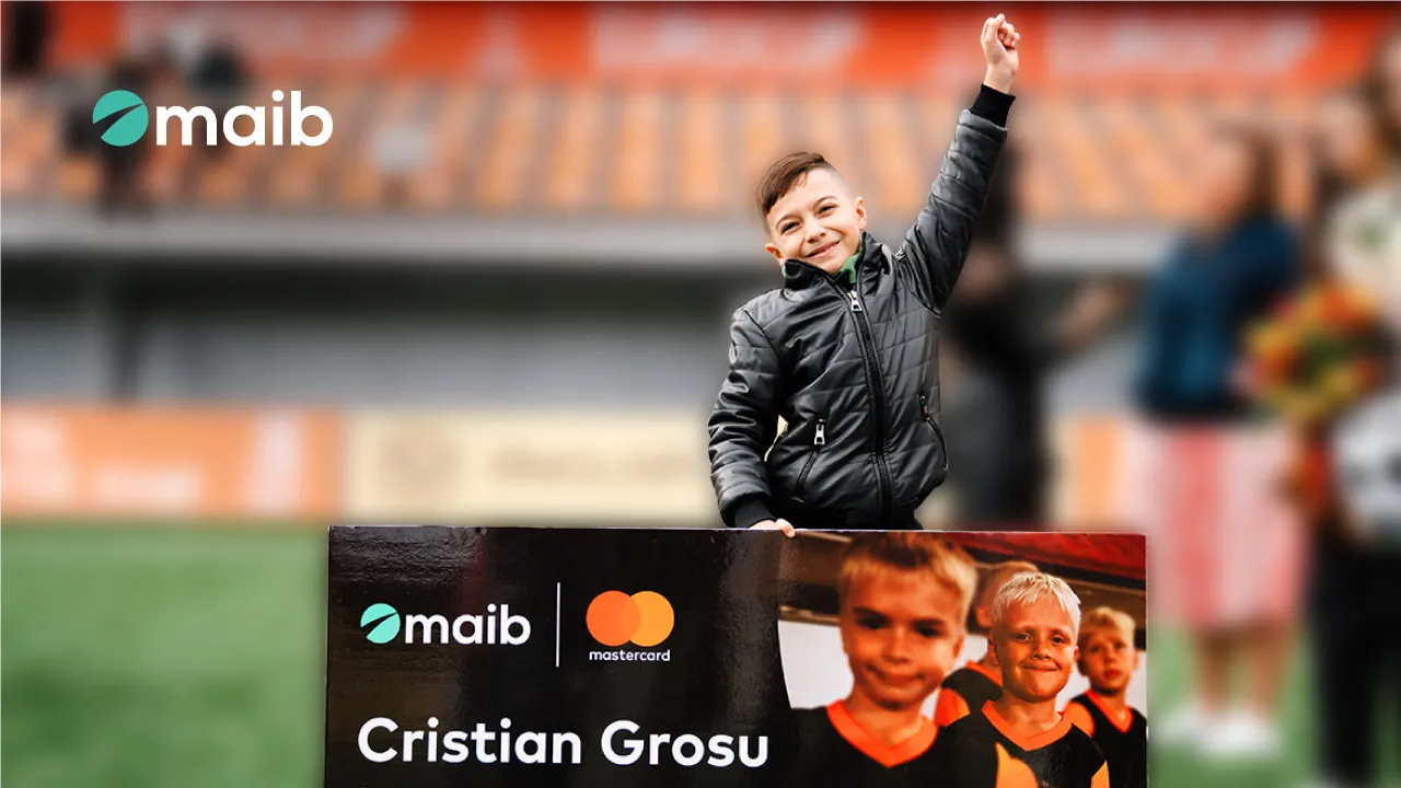 Maib: Уникальный опыт на финале Лиги чемпионов получит 8-летний мальчик из Молдовы