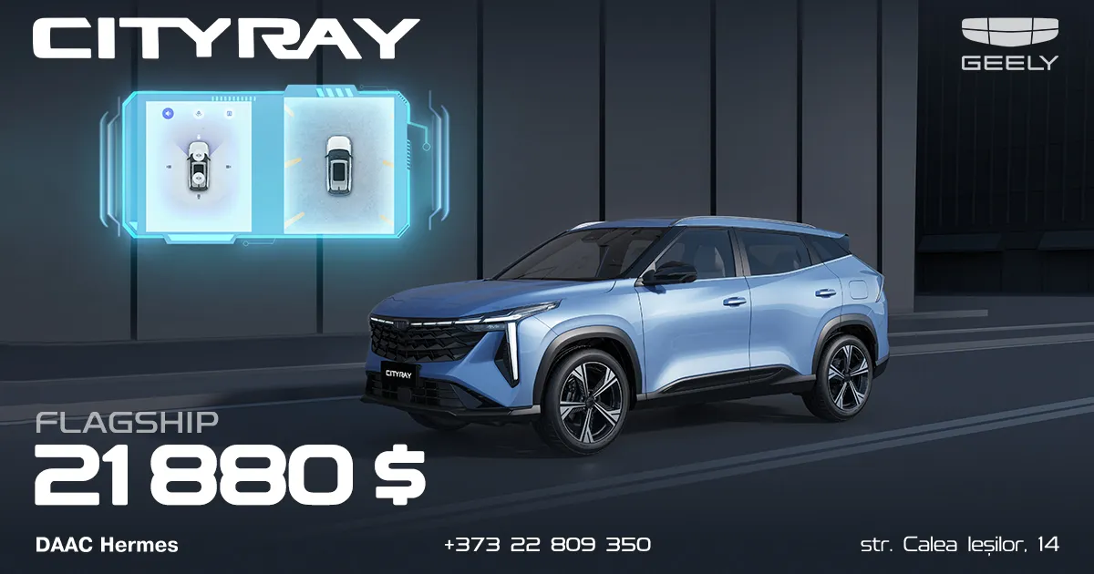 Geely Cityray în doar un an s-a impus printre cele mai apreciate modele