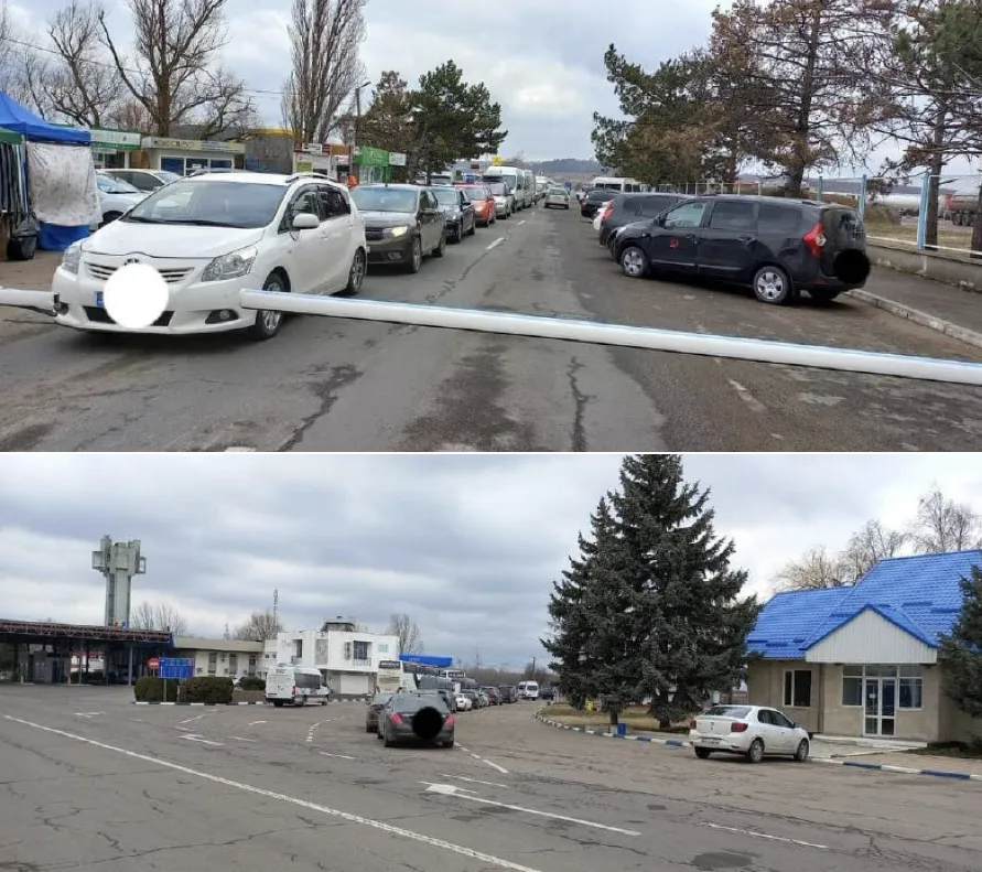 Движение на КПП “Леушены” затруднено