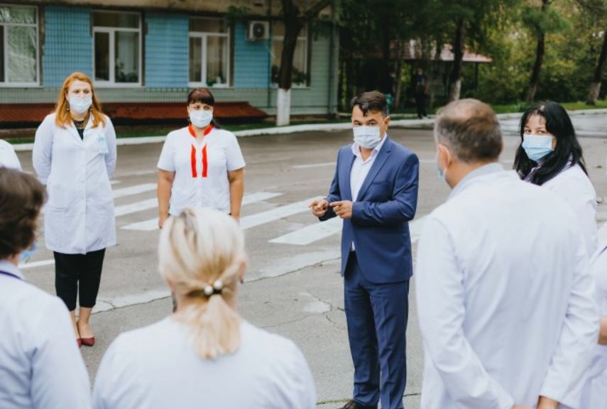 Пограничная полиция обучила мобильные бригады вакцинации