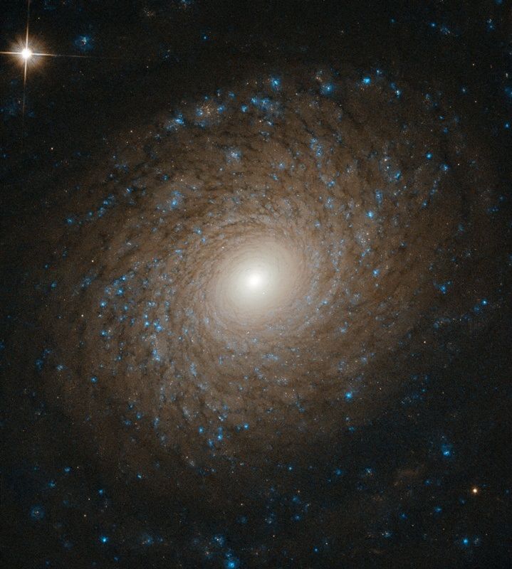 Hubble снял "идеальную" спиральную галактику