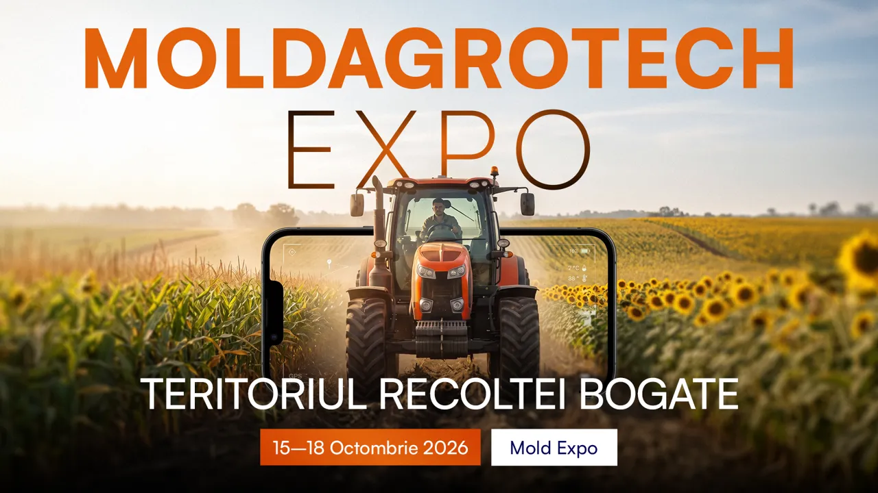«Территория урожая» на Moldexpo: более 1000 единиц сельхозтехники и оборудования на Moldagrotech & Farmer