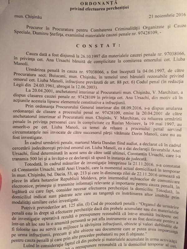 Percheziţii „nocturne” în apartamentul avocatei Ana Ursachi