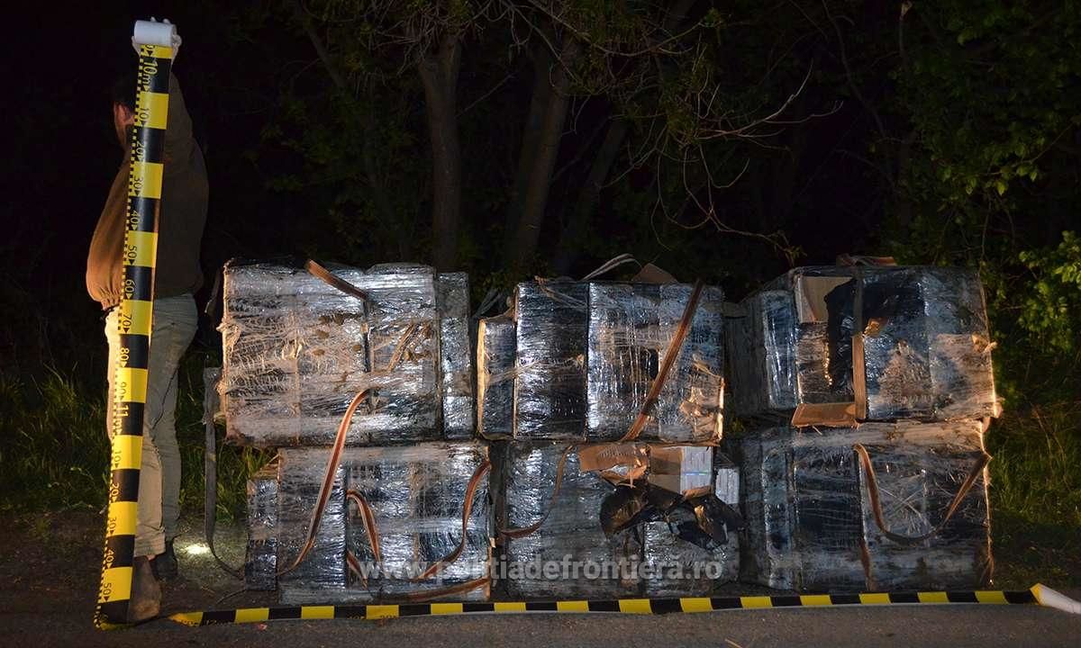 Румынские пограничники конфисковали на границе с Молдовой 10 000 пачек контрабандных сигарет