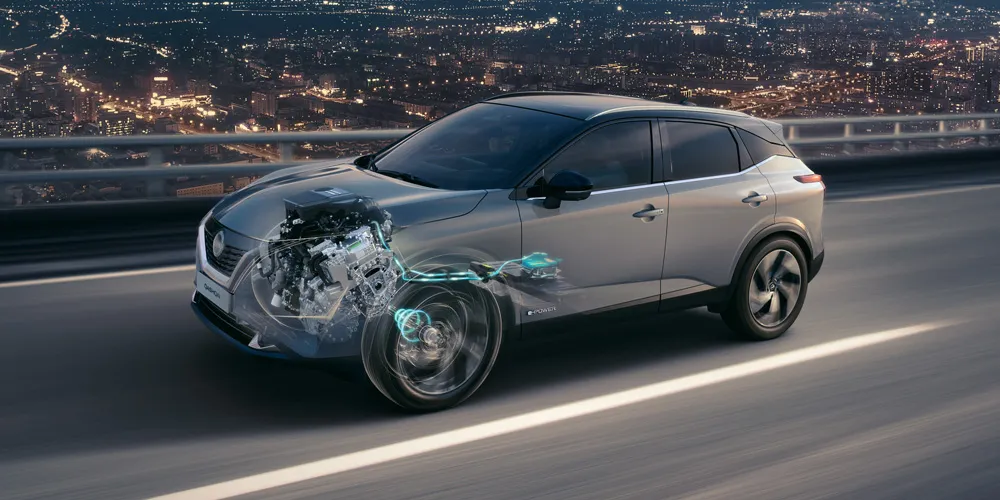 Зинган: Nissan Qashqai -"электричка" без ограничения запаса хода