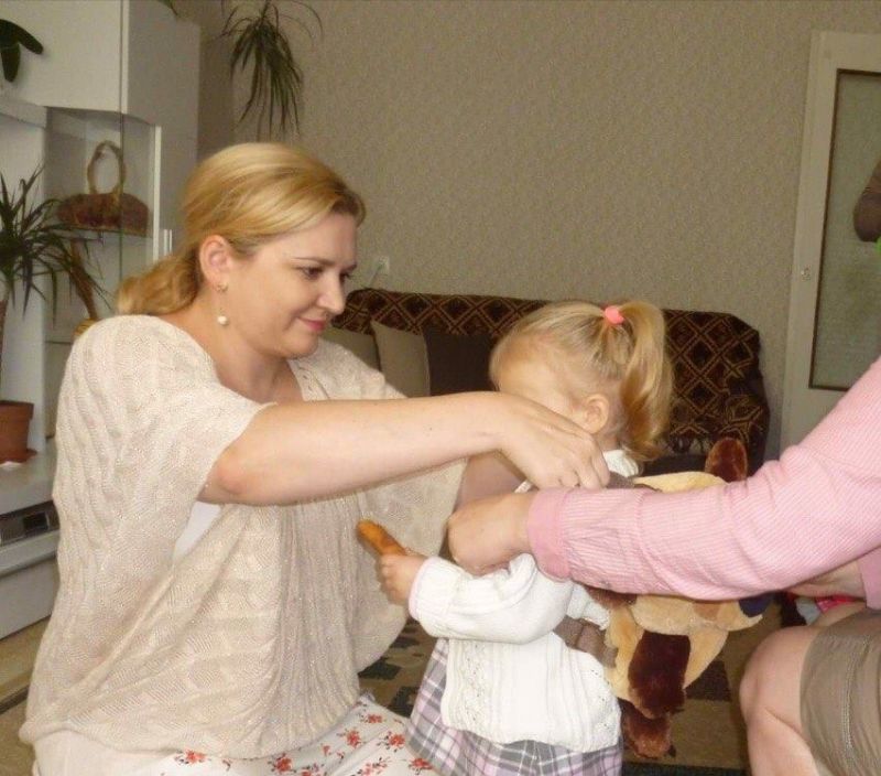 Руксанда Главан навестила найденную в июне возле Центрального рынка девочку