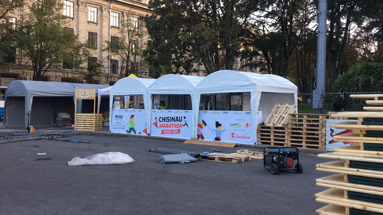 CHISINAU MARATHON 2017: Cum au apărut orășelul sportiv și Food Zone