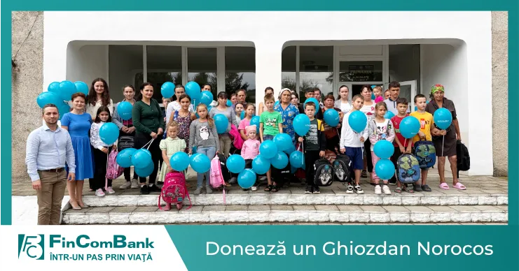 FinComBank проводит кампанию «Donează un Ghiozdan Norocos» шестой год подряд
