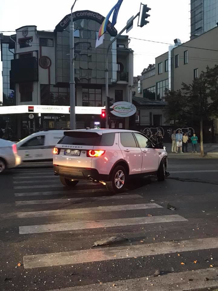 Крупная авария произошла в центре Кишинева