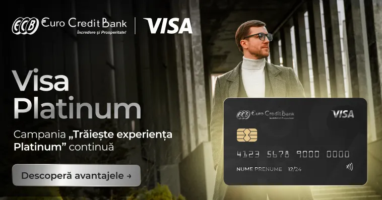 EuroCreditBank и Visa продлевают кампанию «Откройте для себя преимущества Platinum»