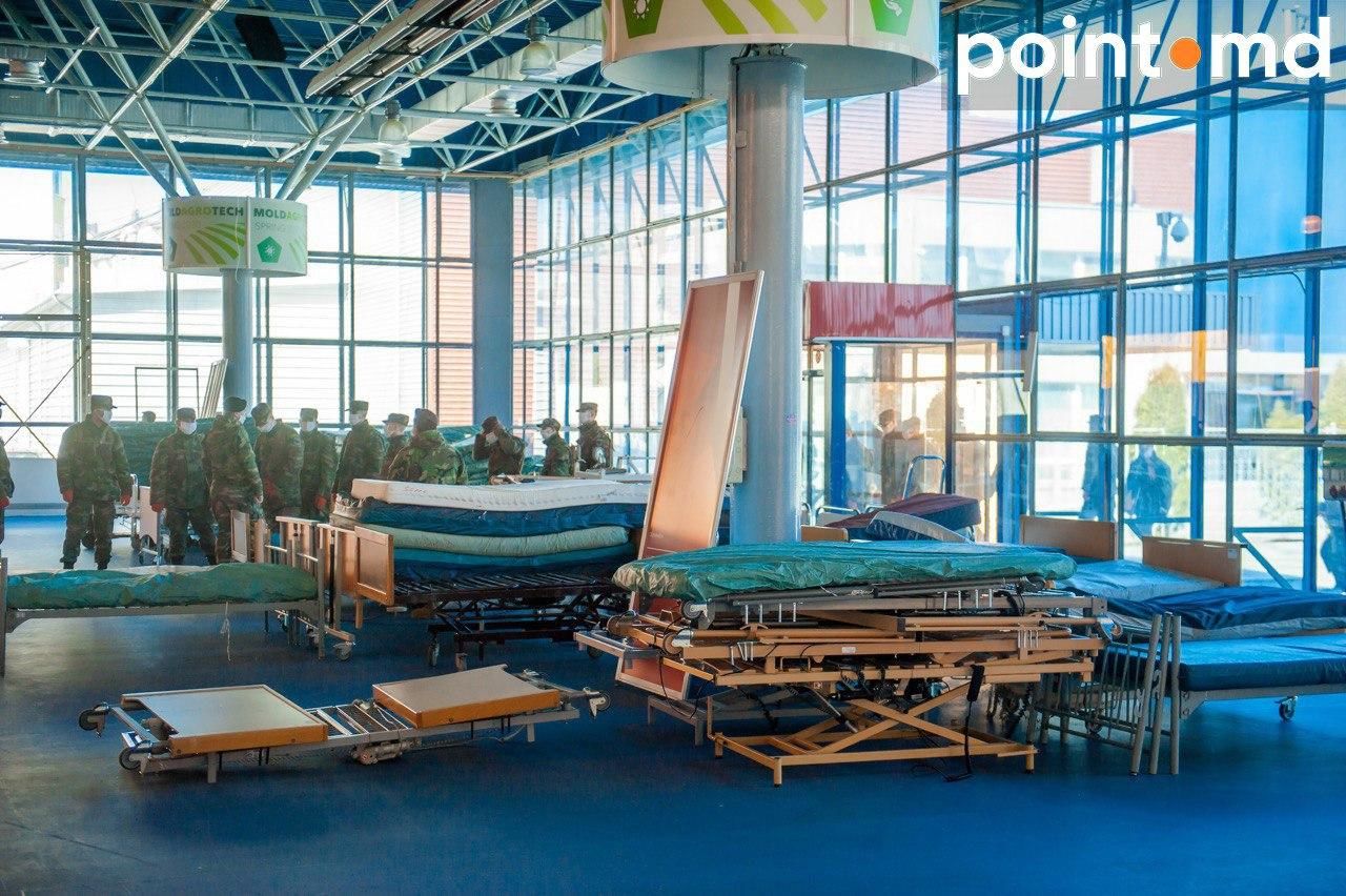 Центр приема пациентов с COVID-19 в Moldexpo готов на 90%
