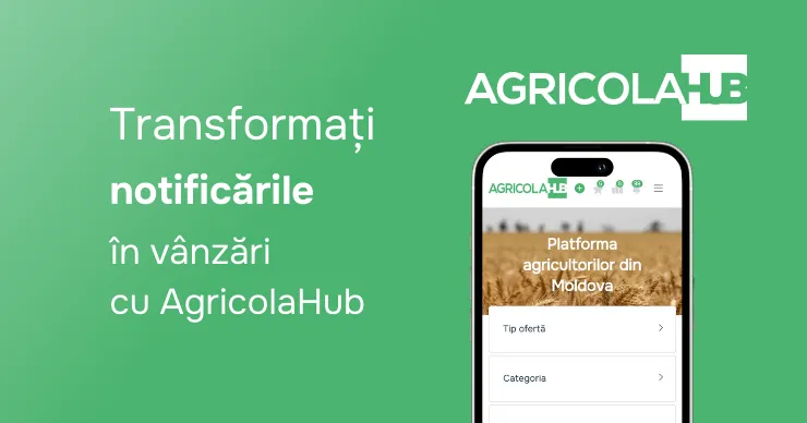 Maib: Превратите уведомления в продажи с AgricolaHub