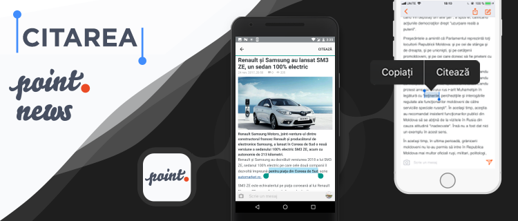 Citarea - o nouă funcție în aplicația Point News