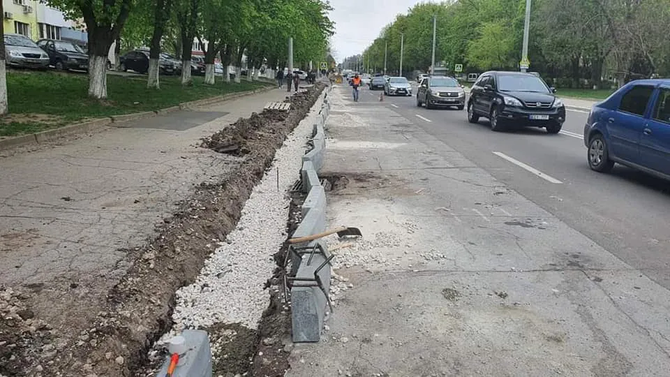 В Кишиневе продолжается обустройство на бульваре Куза-Водэ
