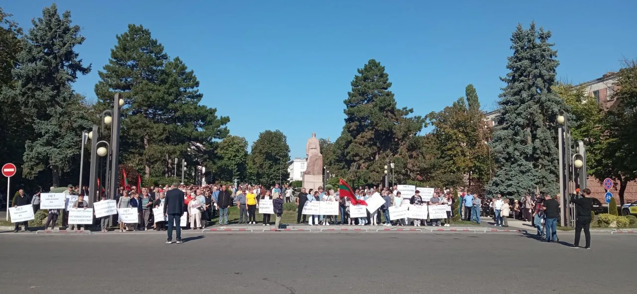 В Бендерах третий день подряд проходят акции против политики Кишинева