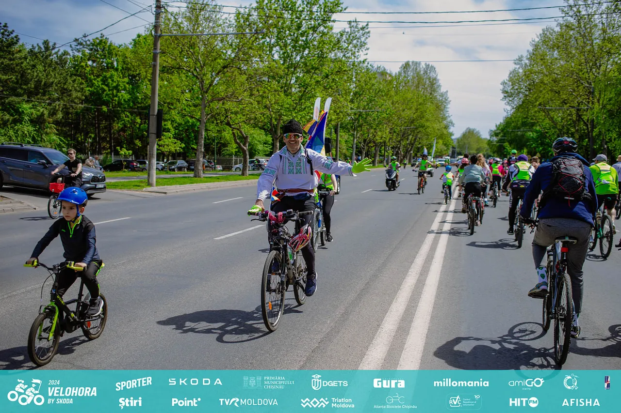 В Кишиневе состоялся праздник велоспорта – VeloHora by Skoda