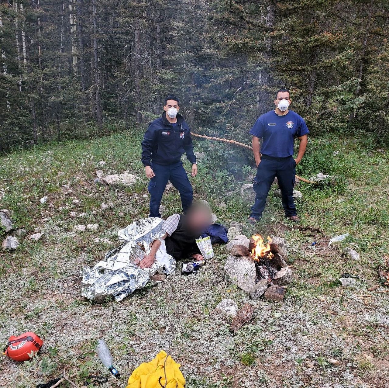 Американец случайно спас мужчину, неподвижно пролежавшего в лесу 14 дней