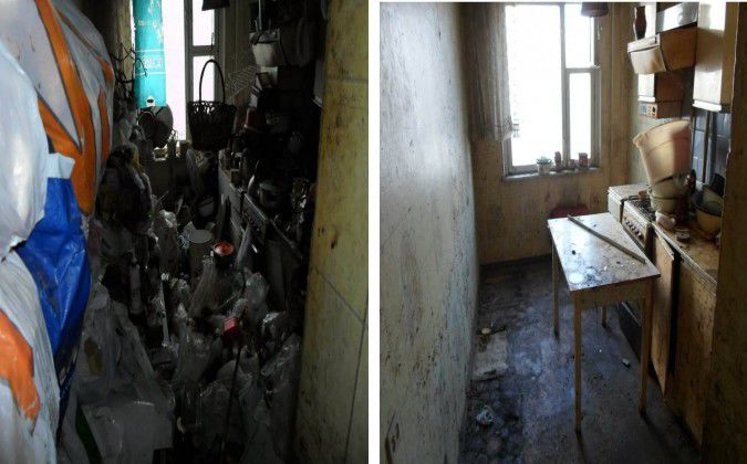 Как выглядит столичная квартира, из которой вывезли 7 грузовиков мусора