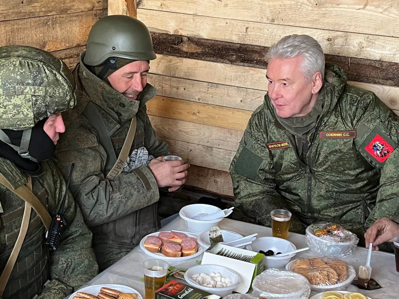 Сергей Собянин съездил на «линию обороны» российских войск в Украине