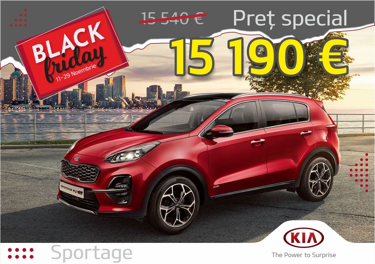 В автоцентре KIA – продолжается акция Black friday ®
