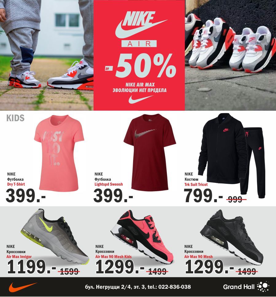 Nike Air Max: эволюция легенды ®