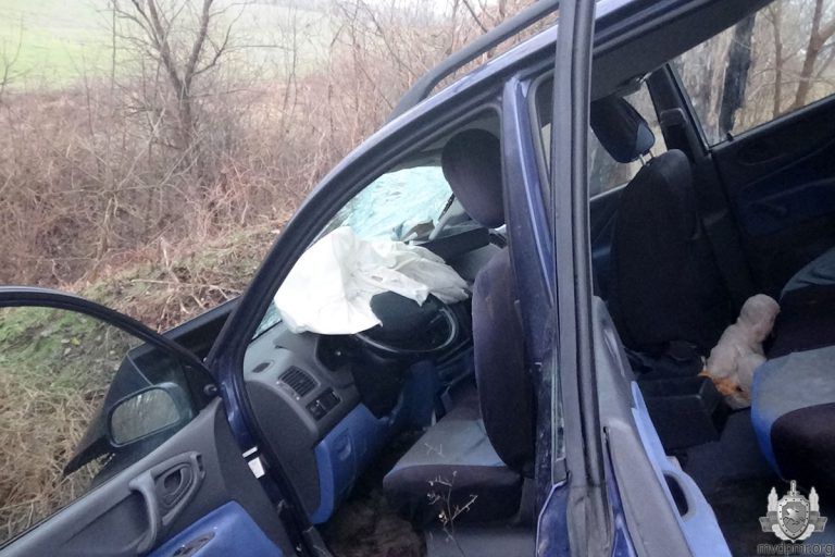 Автоледи из Приднестровья попала в ДТП из-за телефона