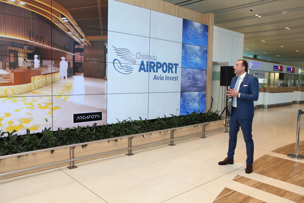 Avia Invest продолжает глобальную реконструкцию терминала Кишинёвского международного аэропорта ®