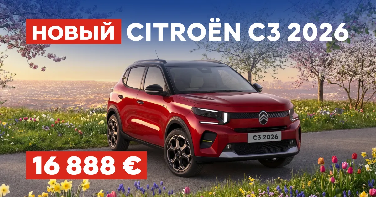 Новый Citroën C3 уже в Молдове: современный автомобиль с акцентом на комфорт и индивидуальность