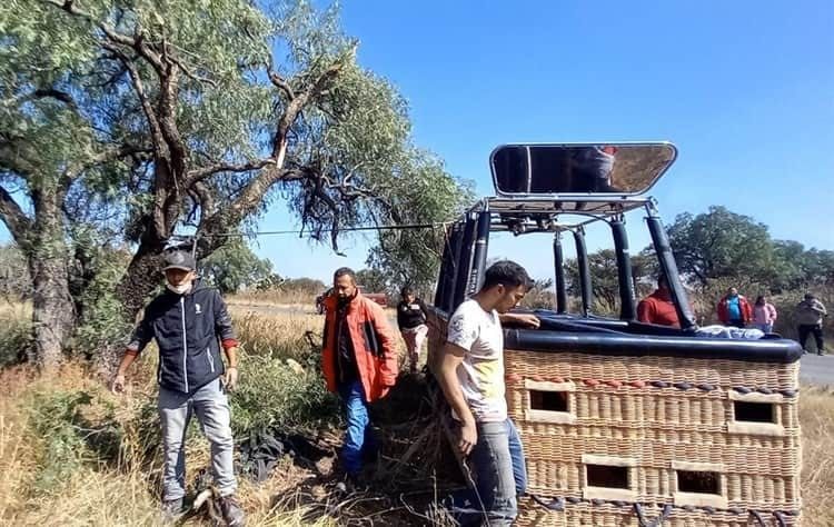 В Мексике при падении воздушного шара пострадали девять человек