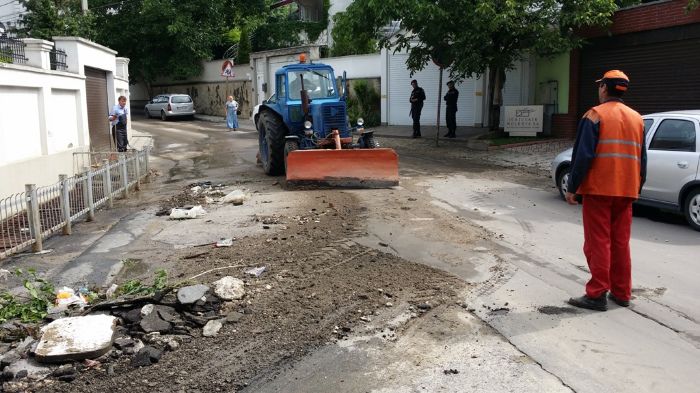 В столице пытаются устранить последствия вчерашнего потопа